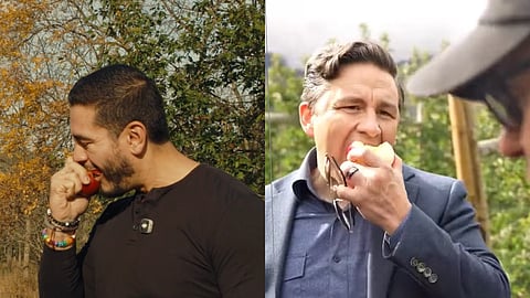 Abdul El-Sayed (left) and Pierre Poilievre (right)