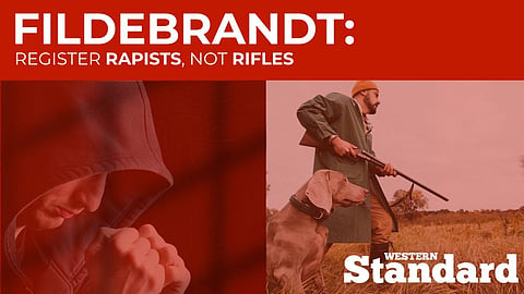 FILDEBRANDT: Register rapists, not gun owners