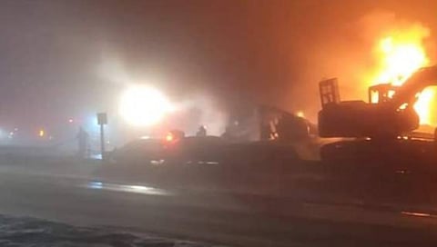 Pile up on Highway 2 north of Airdrie leaves one person dead, 9 injured