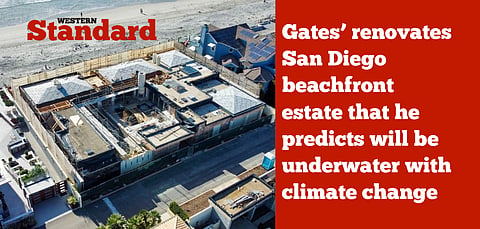 Gates’ renovates San Diego beachfront estate that he predicts will be underwater with climate change