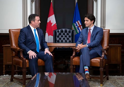 Kenney makes his plea to Trudeau for economic help