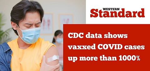 CDC data shows vaxxed COVID cases up more than 1000%