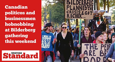 Canadian politicos and businessmen hobnobbing at Bilderberg gathering this weekend