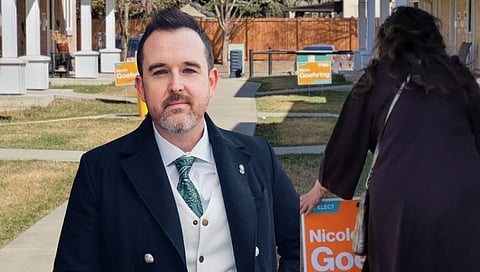 Alberta Party candidate says new Canadians asked him to take 'the orange signs down'