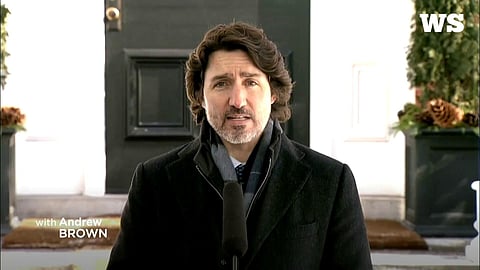 Trudeau speaks to the public about quarantine hotels