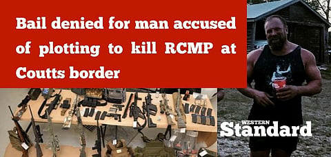 Bail denied for man accused of plotting to kill RCMP at Coutts border