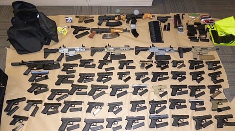 Toronto police seize 62 firearms, 94% smuggled from United States