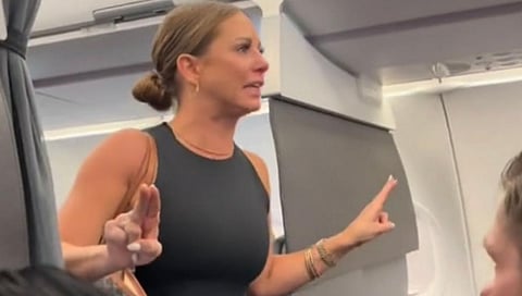 Lady in epic Delta meltdown says her life has 'blown up' after viral video