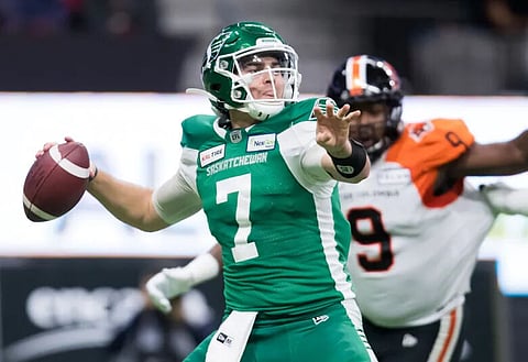 Roughriders sack Fajardo for backup QB, after 5 straight losses