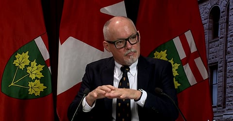 Ontario's top doctor recommends masking amid 'triple threat' of COVID, flu and RSV