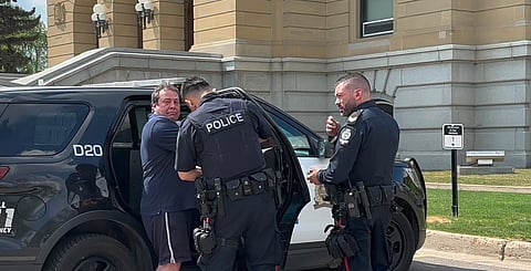 Gunman hit with 8 charges for bringing guns to Alberta Legislature