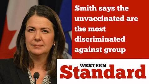 Smith says the unvaccinated are the most discriminated against group