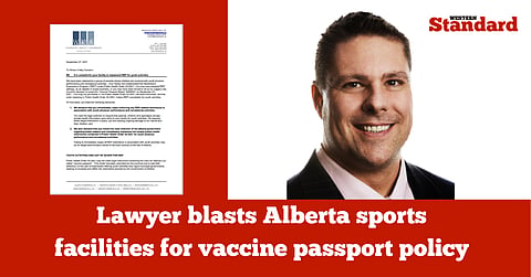 Lawyer blasts Alberta sports facilities for vaccine passport policies