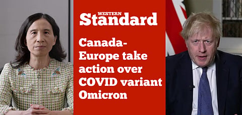 Canada-Europe take action over COVID variant Omicron