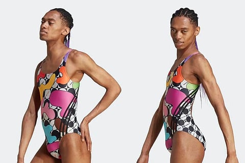 Swimmer Riley Gaines calls out Adidas for male models in women's swimsuits ‘with a bulge’
