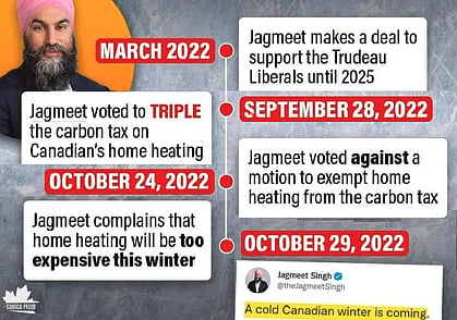 Jagmeet Singh blames inflation on greed, promises NDP help, gets severe Twitter backlash