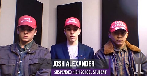 IN HIS OWN WORDS: Josh Alexander suspended from school and arrested for speech, protest and faith