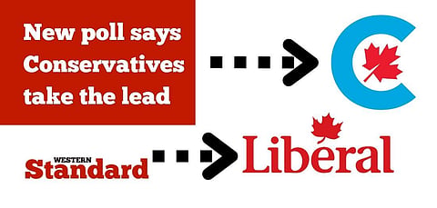New poll says Conservatives take the lead