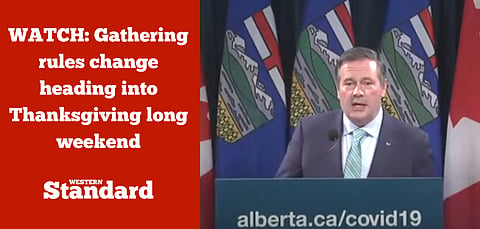 WATCH: Alberta gathering rules change heading into Thanksgiving long weekend