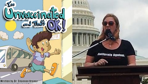 "I'm Unvaccinated and That's OK" hits number one in parenting books on Amazon