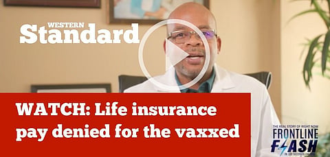 WATCH: Life insurance pay denied for the vaxxed in France