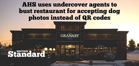 AHS uses undercover agents to bust restaurant for accepting dog photos instead of QR codes