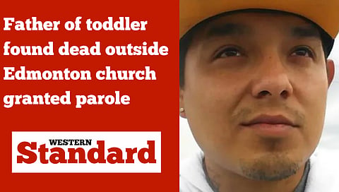Father of toddler found dead outside Edmonton church granted parole