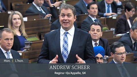 Scheer says Twitter labelling CBC government-funded media should not be controversial