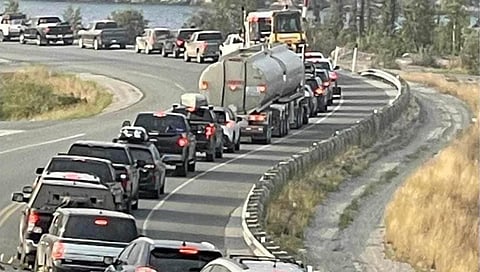 Thousands flee Yellowknife as wildfire approaches