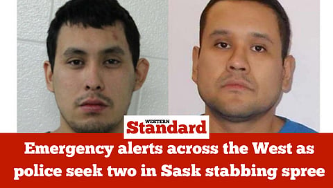 Emergency alerts across the West as police seek two in Sask stabbing spree
