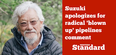 Suzuki apologizes for radical ‘blown up’ pipelines comment