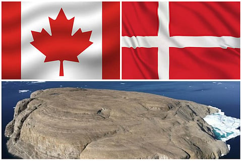 Canada and Denmark's border dispute ends without bloodshed