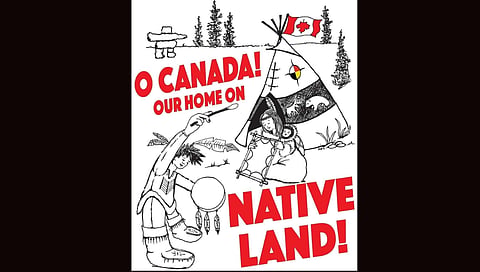 Native Press says it changed the lyrics to 'O Canada' long before Ontario singer