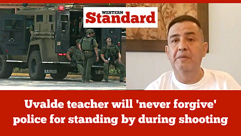 Uvalde teacher will 'never forgive' police for standing by during shooting