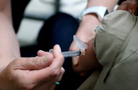 Healthcare workers were "most likely" to experience vaccine hesitancy
