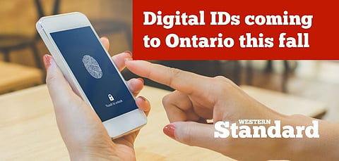 Digital IDs coming to Ontario this fall