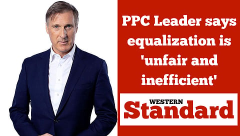 PPC leader says equalization is 'unfair and inefficient'