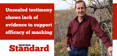 Unsealed testimony shows lack of evidence to support efficacy of masking