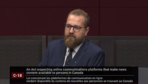 Fildebrandt's 'opt-in' suggestion for Online News Act accepted by Senate
