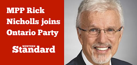 MPP Rick Nicholls joins Ontario Party