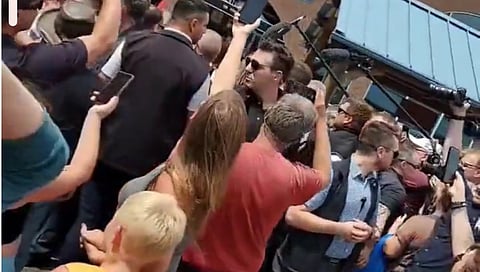 Trudeau's visit to Belleville Ontario cut short by protesters shouting 'traitor'