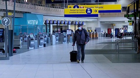 Elderly Calgary man beats ticket for not wearing mask on WestJet flight