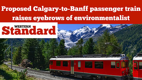 Proposed Calgary-to-Banff passenger train raises eyebrows of environmentalist
