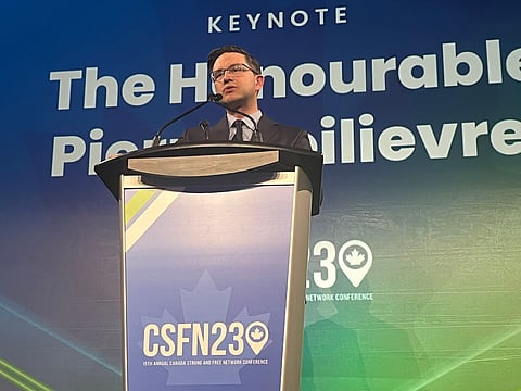 Poilievre pitches new anti-establishment conservatism