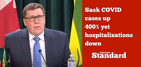 Sask COVID cases up 400%, yet hospitalizations down