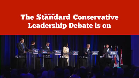 The Western Standard Conservative Leadership Debate is on