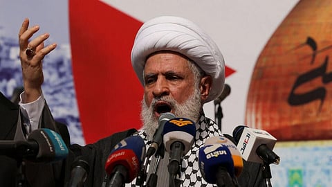 Hezbollah tells rally of hundreds it’s ‘fully ready’ to join Hamas terror