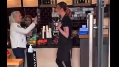 WATCH: Transgender Starbucks employee goes off on nice English lady