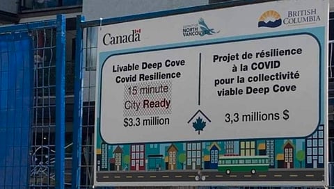 Deep Cove BC being turned into 15-minute city