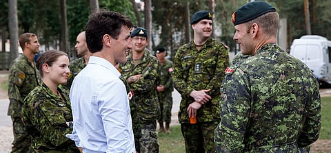 Trudeau told NATO Canada will never meet its spending goal